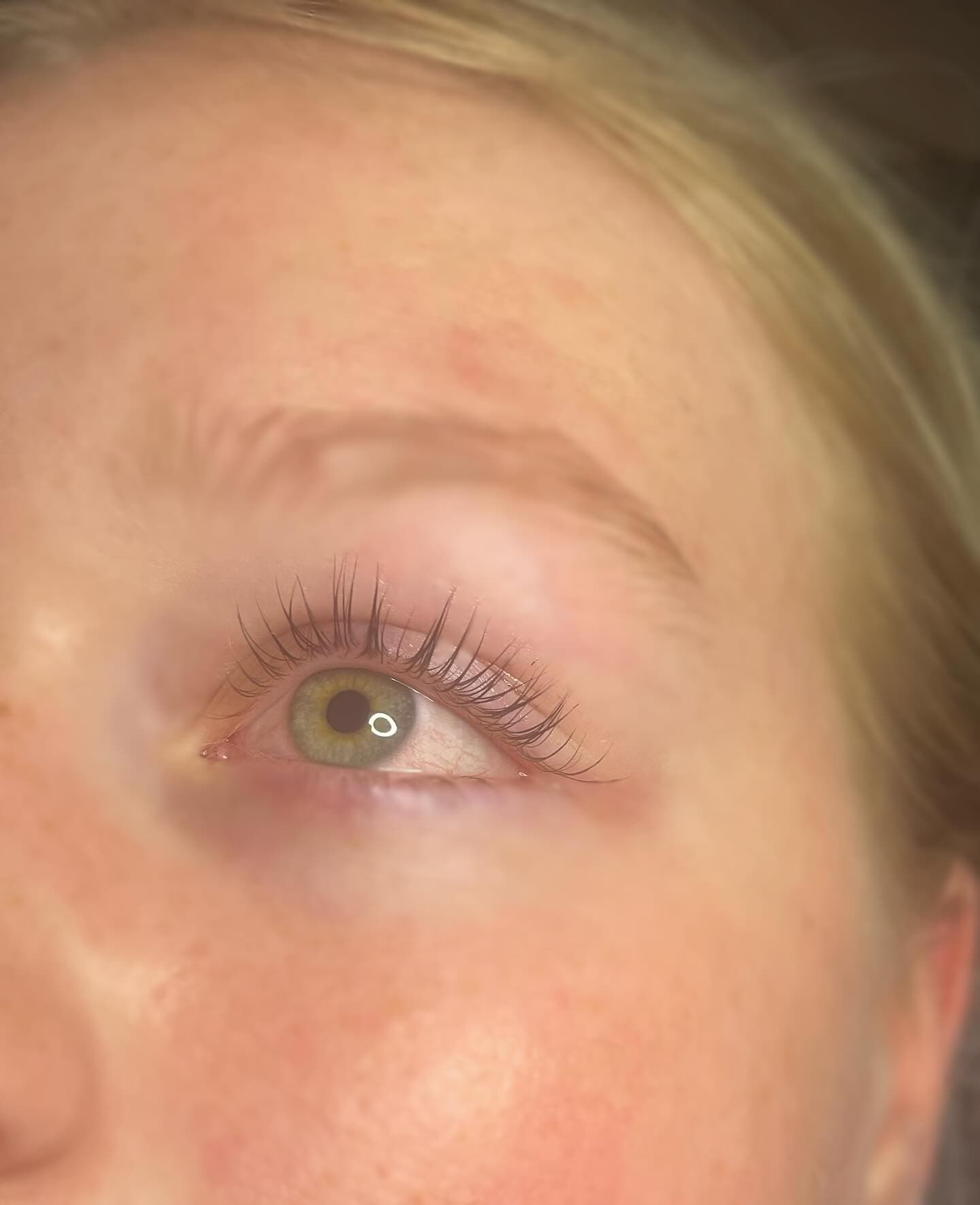 Blonde Lash Extensions